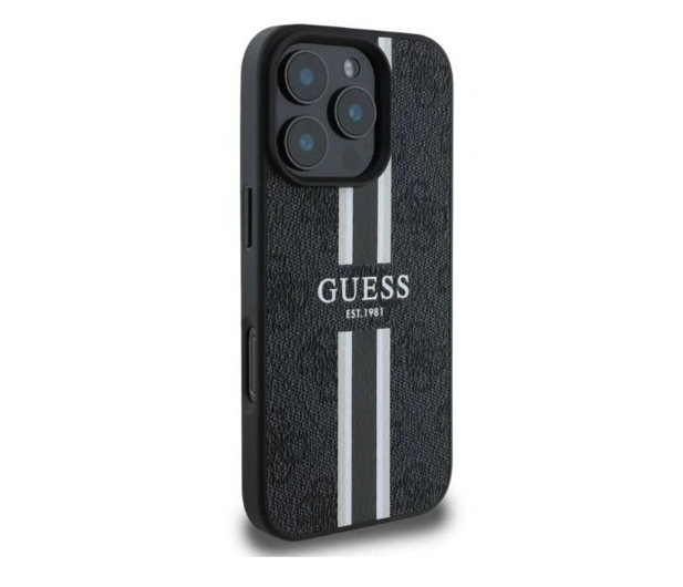 Guess 4G Printed Stripes do iPhone 16 Pro czarny - 1279179 - zdjęcie 2
